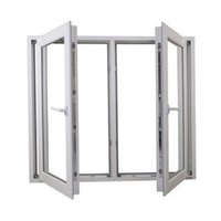 Fenêtre PVC insonorisée WANJIA, fenêtre en plastique moderne sur mesure, fenêtre en PVC coupe-vent pour villa