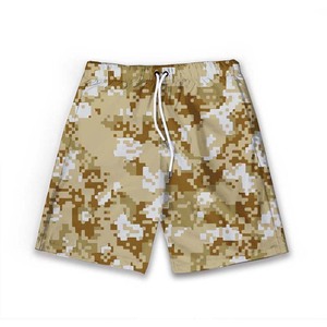 <b>Men's</b> SpongeBob Character Printed Board <b>Shorts</b> Quick Dry Drawstring Beach Swim Trunks Casual <b>Yellow</b> <b>Short</b> Pants - Product Image 4