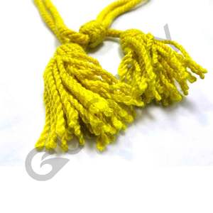 Accessoires d'uniforme de cérémonie Cap Cord - Chin Straps Bullion Wire Ceremonial Custom Solid Gold Color Sale Bulk - Product Image 4