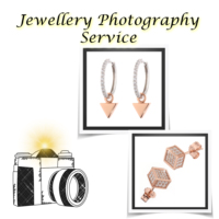 Service de photographie pour bijoux, 2 pièces, Service de prise de vue professionnel