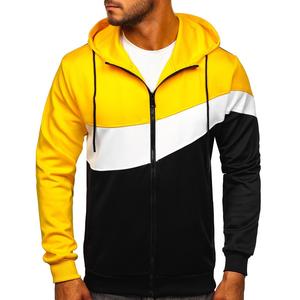 Sweat à capuche zippé pour hommes Design personnalisé Sweats à capuche chauds pour l'hiver Jogging Running Pullover Hoodie - Product Image 2