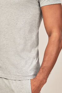 T-shirt manches courtes homme et femme, en Jersey 100 coton, doux, décontracté, pour l'été - Product Image 3