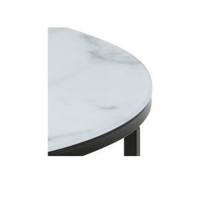 New Design <b>Round</b> Metal <b>Table</b> Marble Stone Top <b>Coffee</b> <b>Tables</b> for Home Use Luxury Living Room Versatile Metal Furniture - Product Image 4