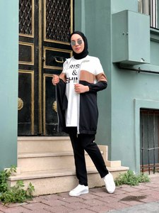 Nouvelle saison femmes 3 pièces ensemble vêtements islamiques Abaya caftan dubaï arabe musulman islamique mode turc qualité - Product Image 6