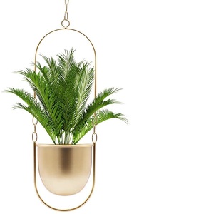 Hanging Metal Plant Hanger, Simple Modern Planter, Hanging Planters for Indoor Plants - Product Image 1