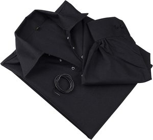 Camisa de algodón para hombre, camisa de manga larga con cordones de Jacobite Ghillie Kilt - Product Image 4