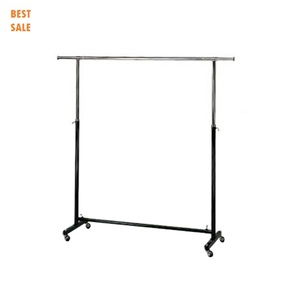 Porte-vêtements portatif avec barre standard, support en tissu - Product Image 1