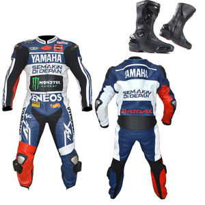 Traje de cuero personalizado para motocicleta, traje deportivo de carreras de alta calidad para verano - Product Image 1
