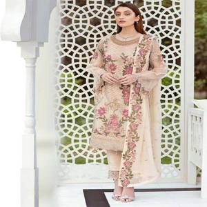 Tenue de fête pour femmes, costume en mousseline de soie - Product Image 1