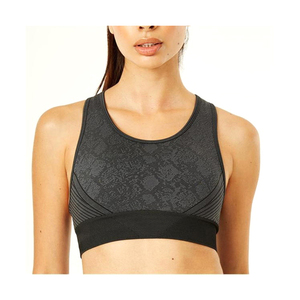 Femmes Imprimé Doux Compression Pleine Favorable Dames Yoga Sport Soutien-Gorge En Gros Usure D'entraînement - Product Image 1