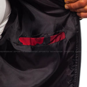 2023 Blouson bombardier transitionnel camo-rouge Blouson bombardier coupe-vent vente en gros blouson bombardier matelassé - Product Image 6