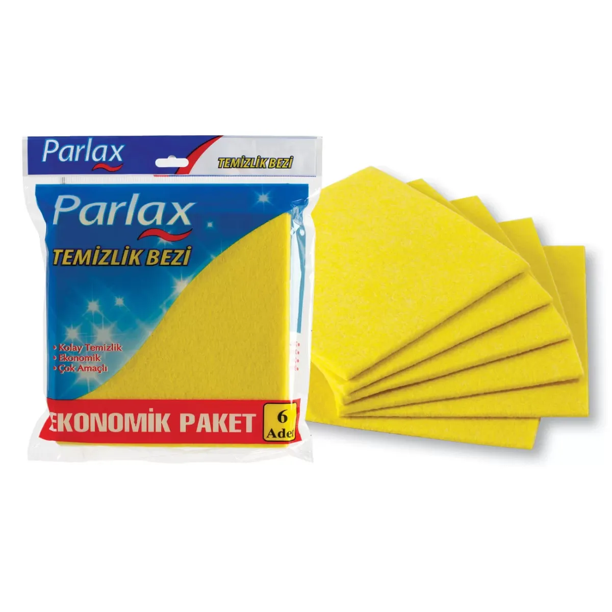 Pano de limpeza Parlax Amarelo 6 peças de alta qualidade melhor preço pano de limpeza preço a perguntar