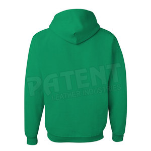 Novedad, Sudaderas con Capucha de Moda para Hombre, Hechas a Medida, con Patrón Sólido, de Algodón/Poliéster, Impermeables, Transpirables, de Cuero, de Secado Rápido, MOQ Bajo - Product Image 3