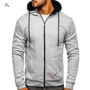 Sweat à capuche d'usine personnalisé pour hommes Delta-Sigma-Theta Fashion Full-Zip Fleece avec motif solide en coton et poches avec logo Plus Size - Product Image 5