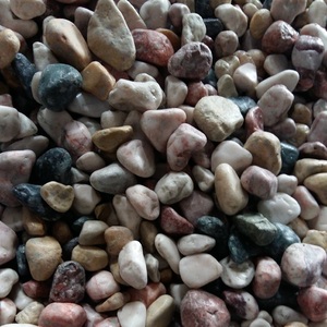 Guijarro de playa, piedra de guijarro de color rosa para paisajismo, camino de piedra, piedra de jardín - Product Image 4