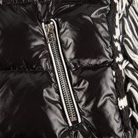 Tendances CP : Doudoune matelassée brillante à capuche pour femme, en coton respirant, imperméable et coupe-vent, collection automne-hiver de haute qualité