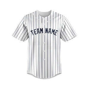 Camiseta de béisbol personalizada para hombre y mujer, ropa de béisbol con estampado de nombre de equipo, sublimada - Product Image 1
