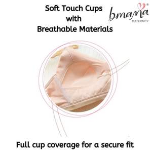 Soutien-gorge d'allaitement respirant pour femmes, couvrant 24h/24 et 7j/7, avec armatures, bretelles réglables, en pur coton, couleur unie, pour usage quotidien - Vente en gros - Product Image 5
