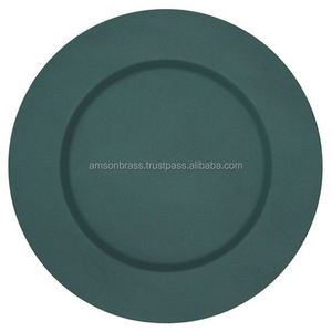Plato cargador con calidad superior Plato cargador a precio atractivo Diseño clásico Metal Comida para servir debajo del plato - Product Image 6
