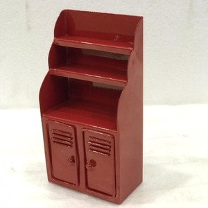 Casier Miniature en métal blanc, petite maison de poupée, meilleure vente, échelle - Product Image 3