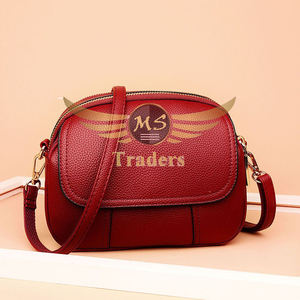 Bolso de mujer de moda de color sólido para mujer bolso de hombro cruzado de cuero mensajero monederos de mujer - Product Image 3