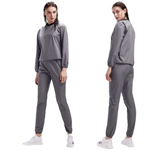 Sweat <b>Suit</b> Heavy Duty Full Zip <b>Sauna</b> <b>Suit</b> Fitness Exercise Gym Jacket Pant Workout <b>Suits</b> For Men Women - Product Image 6