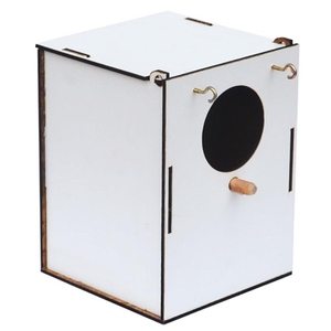 ลักซ์รังนกไม้สีขาว8ชิ้นลายสัตว์สำหรับทุกฤดูกาล - Product Image 4