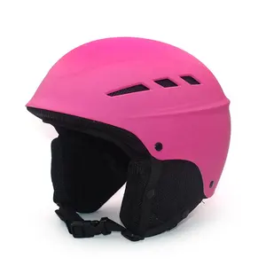 Helm Ski wanita dengan kacamata, helm keselamatan olahraga musim dingin cangkang ABS dengan kacamata, helm Ski dewasa bersertifikat CE