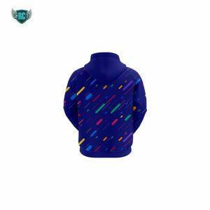 เสื้อฮู้ดผู้ชายยาวคอปกยาวผ้าฟลีซ100% ผ้าโพลีเอสเตอร์พิมพ์ลายสีพื้นเสื้อ6XL XS - Product Image 6