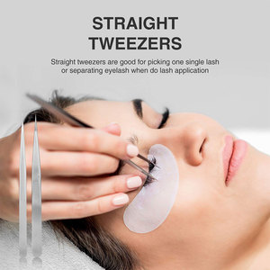 Pakistan Manufactured Stainless Steel Eyelash Tweezer <b>Kit</b> with Custom Logo & Size Options Fine & Perfect Grip Durable & Reusable - Product Image 6