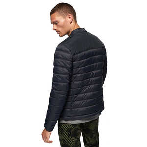 Men's Comfortable Woolen Puffer <b>Jacket</b> with Stand Hood Zipper Custom Logo Printed <b>Smart</b> Casual Winter Wear OEM Service Available - Product Image 3