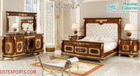Meilleur prix, meubles de chambre à coucher en teck traditionnels faits à la main, pliables, taille et couleur personnalisées, design sculpté durable, style antique
