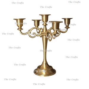 Attractive Design <b>Candelabra</b> Handmade Metal Silver Color Candle <b>Candelabra</b> For Wedding Decor Accessories - Product Image 6