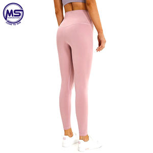 Pantalons de sport OEM pour femmes, leggings de yoga extensibles à taille haute avec poches, vêtements de sport personnalisés pour la gym - Product Image 3