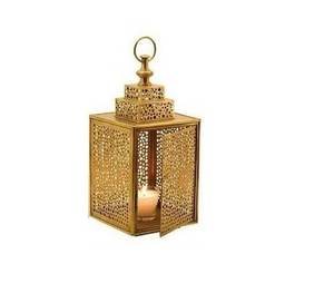 Ensemble de 3 lanternes en métal marocain antique vintage blanc faites à la main Shabby Chic Noël maison bougeoirs décoratifs - Product Image 6