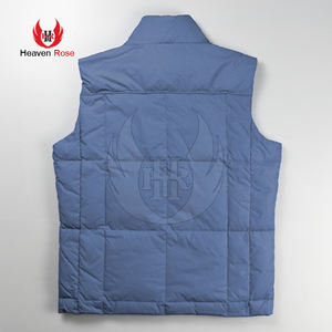 Wholesale OEM Fashion <b>Padded</b> Vest Breathable Casual Vests With Zip Pocket Outdoor Men Fitness Vests - Product Image 2