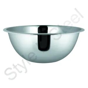 Mixing Bowls Steel bowl Deep Mixing Bowl With Color Stainless Steel Wholesale Cheap Deep Food Grade Fruit Large Salad
