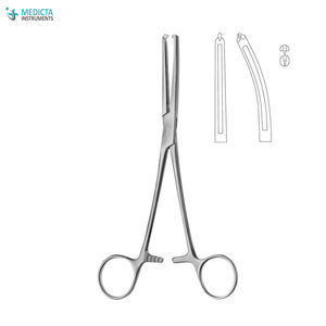 คีมผ่าตัดตัดมดลูกแบบไม่ต้องผ่าตัดผ่าตัดทางช่องคลอด ขนาด 20 ซม. - แบบตรง/โค้ง ข้อต่อแบบกล่อง - เครื่องมือทางนรีเวช - Product Image 4