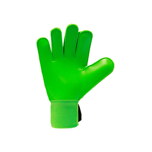 Green Football Goalkeeper Gloves With Blue Palm And Adjustable Wrist <b>Strap</b> Unisex Sports Gear - Product Image 3