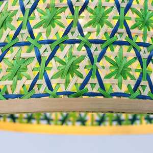 Vietnam fait à la main en osier Decke Bambus Lampen schirm, 3-lagig-Bambus Lampen schirm Rahmen - Product Image 3