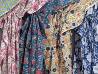 Caftan décontracté à imprimé floral pour la plage Streetwear Robe pour adulte avec tissu tricoté sans manches Taille naturelle