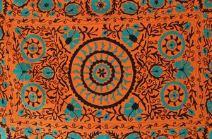 Tapiz decorativo de pared bordado para cama, 100% algodón, diseño clásico, estilo escandinavo Suzani, bohemio, étnico, bohemio - Product Image 5