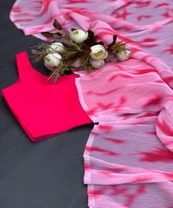 Dernier designer Kanchipuram beau saree en soie douce avec chemisier non cousu vêtements traditionnels pour les femmes indiennes à Surat apparelgarment - Product Image 1