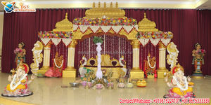 Mandap Popular de FRP para boda de India del Sur, decoración para eventos de boda, real, srylankan, el mejor de fibra de boda de Asia del Sur, Reino Unido - Product Image 3