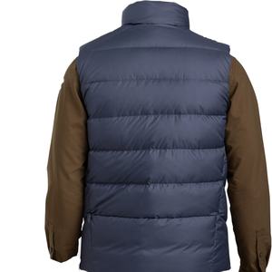 Chaqueta de invierno acolchada de nailon impermeable de estilo informal para hombre con chalecos cálidos de burbujas gruesas, abrigo transpirable para exteriores, opciones OEM - Product Image 2