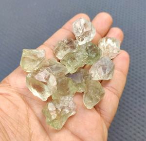 อัญมณีอเมทิสต์สีเขียวธรรมชาติ10ชิ้น,อัญมณีผิวขรุขระขนาดใหญ่ไม่ผ่านการบำบัดคุณภาพการทำเครื่องประดับตัดด้วยมือ - Product Image 2