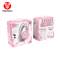 Baru Kedatangan Sakura Edition Fantech HG11 RGB 3 Mode 7.1 Virtual Gaming Headphone