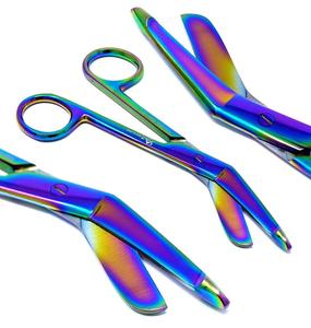 Ciseaux à pansement Lister Multi Color Rainbow & Nursing Bandage Instruments chirurgicaux en acier inoxydable - Product Image 4