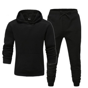 Conjunto Deportivo Personalizado de Alta Calidad para Hombre, Sudadera con Capucha y Pantalones Antiencogimiento de Velour de Secado Rápido, Precio de Fábrica al por Mayor, Ropa para Entrenamiento y Jogging - Product Image 1