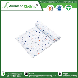 Amazon offre spéciale couverture d'emmaillotage en mousseline double gaze 100% mousseline de coton biologique couverture d'emmaillotage à 2 couches - Product Image 6